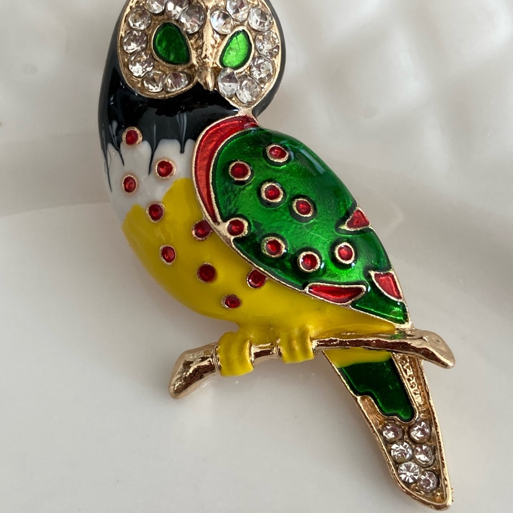 Brooch. OWL. NEW. BEAUTIFUL - Picture 15 of 16